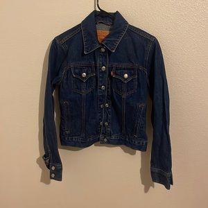 Levi Jean jacket Size: Small color: blue